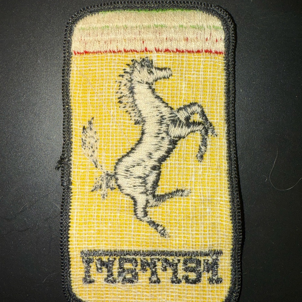 Ferrari Yellow Embroidered Patch - Picture 3 of 3